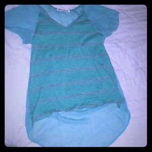 Hi-low top mint color